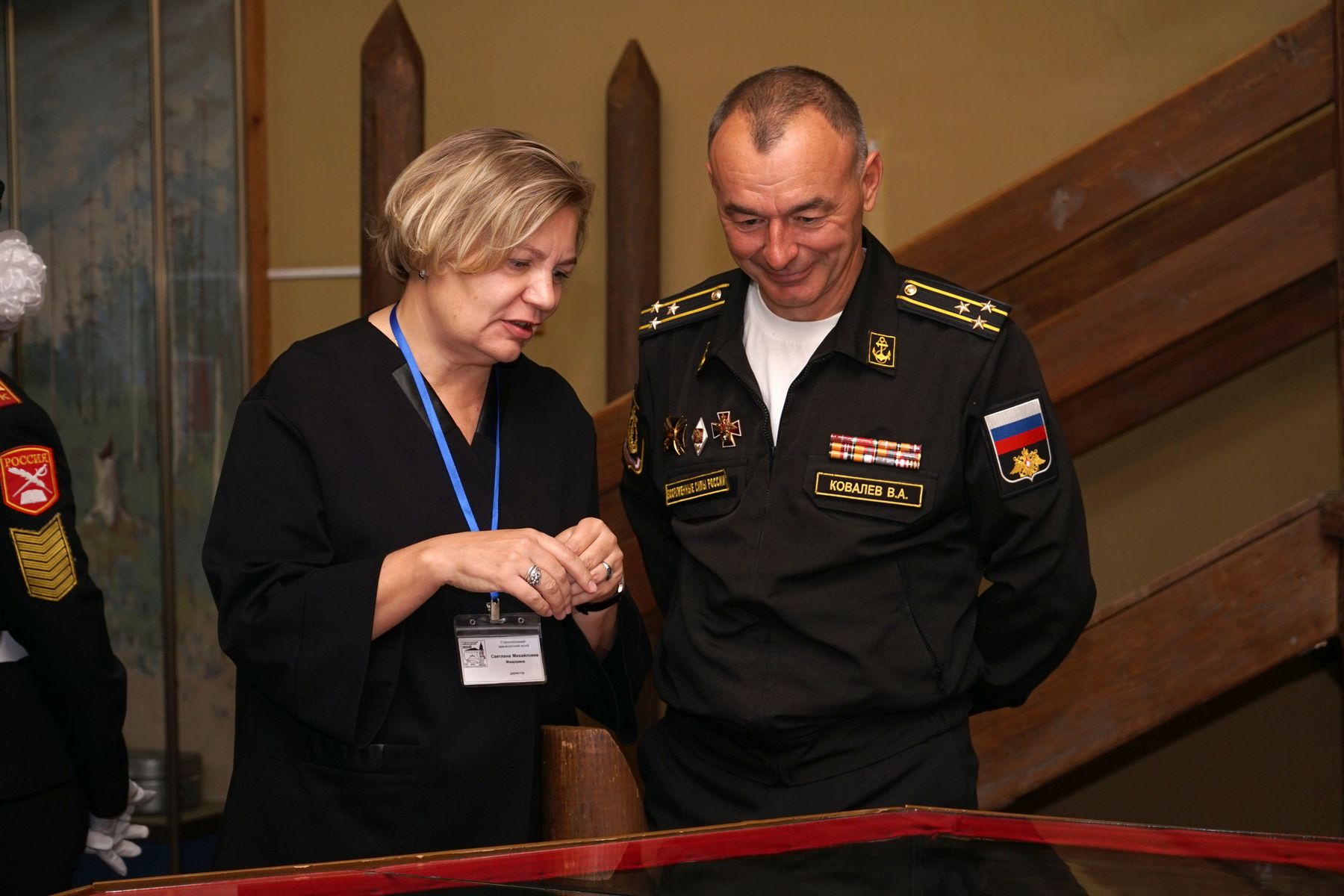 Офицеры Черноморского флота в краеведческом музее