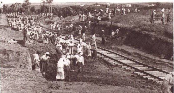 Строители железной дороги Старый Оскол – Ржава
