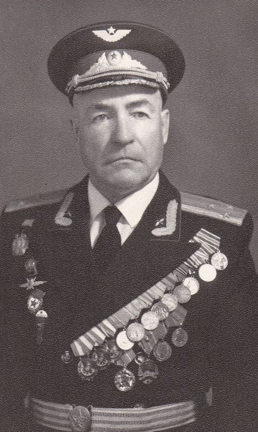 Гвардии полковник М.А. Баженов. 1970 г.